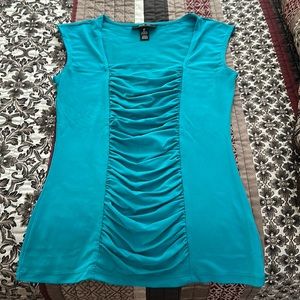 Teal blouse